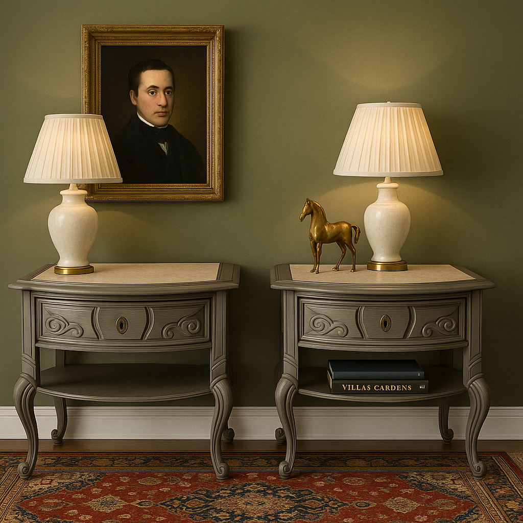 Pair of French Provencal Side Tables