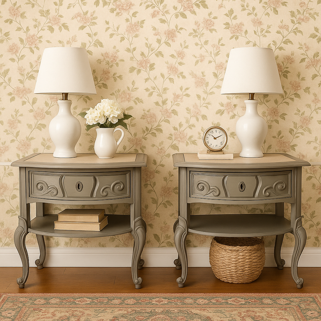 Pair of French Provencal Side Tables