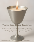 Vintage Pewter Goblet Candle